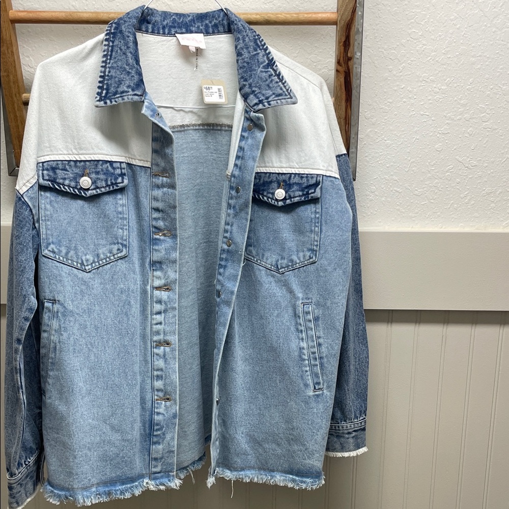 Denim Two-Tone Jacket